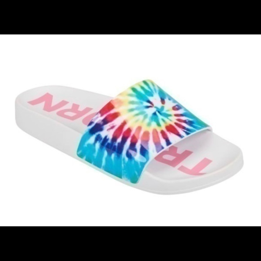 Tretorn Rainbow Tie Dye Slides